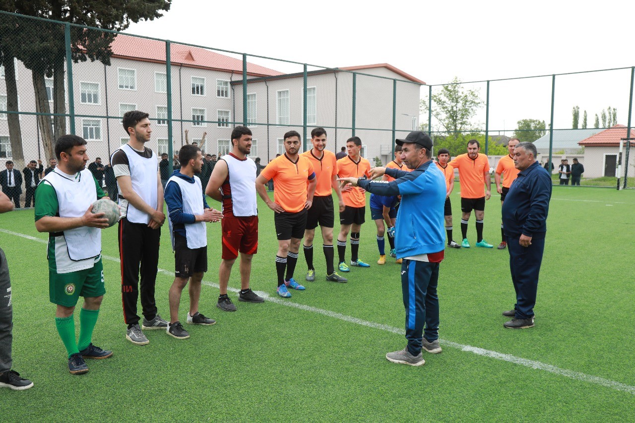 Ağstafada Heydər Əliyevə həsr olunmuş minifutbol turnirinə start verilib - FOTOLAR